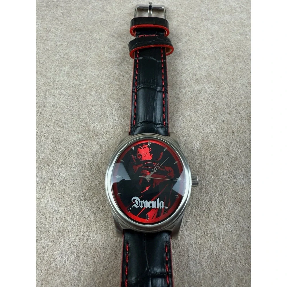 Bela Lugosi Dracula CreepyCo Jacket L & Fossil‎ Limited Watch Coffin Case Set